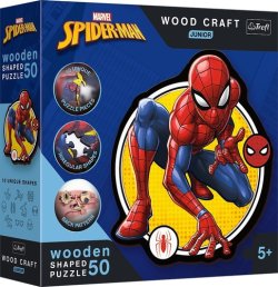 Puzzle Wood Craft Junior Spiderman: Síla 50 dílků