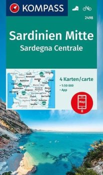 Sardinie Mitte (sada 4 map) 2498