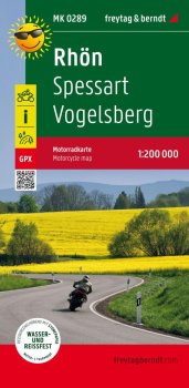 Rhön-Spessart-Vogelsberg 1:200 000 / motocyklová mapa