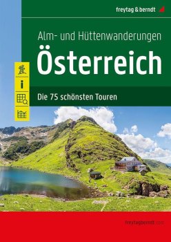 Alm-und Hüttenwanderungen Österreich / turistická a cykloturistická mapa