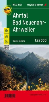 Ahr, Bad Neuenahr-Ahrweiler 1:25 000 / turistická a cykloturistická mapa