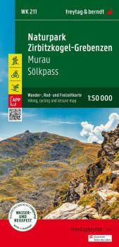 Přírodní park Zirbitzkogel-Grebenzen 1:50 000 / turistická a cykloturistická mapa