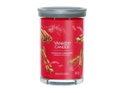 YANKEE CANDLE Sparkling Cinnamon svíčka 567g / 2 knoty (Signature velký)