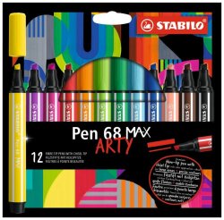 STABILO Pen 68 MAX Arty - 12 ks sada
