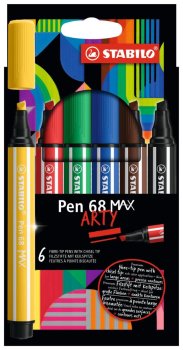 STABILO Pen 68 MAX Arty - 6 ks sada
