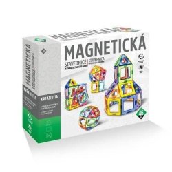 Magnetická stavebnice - Magnetic sheet 46 dílků