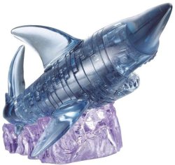 Puzzle 3D Crystal Žralok 37 dílků
