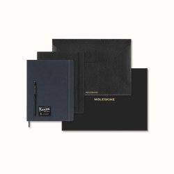 Moleskine Precious & Ethical Vegea Sběratelská sada XL - dva zápisníky XL, obálka A4 a plnící pero Kaweco