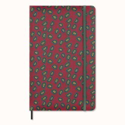 Moleskine Silk Zápisník bordeaux vínový L, linkovaný, v dárkové krabici