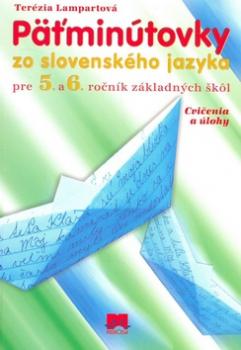 Päťminútovky zo slovenského jazyka pre 5. a 6. ročník základných škôl