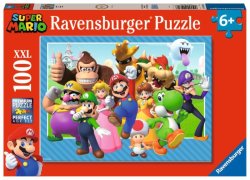 Puzzle Super Mario s partou přátel 100 dílků