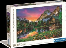 Puzzle Jezero v Alpách 6000 dílků