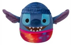 Squsihmallows Disney Stitch v čepici a tričku 25 cm