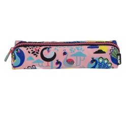 Mini Pencil Case Peacook Pink