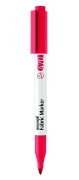 MONAMI 470-15 BRUSH FLUO RED, FABRIC MARKER