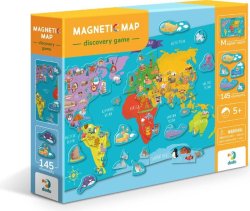 Magnetická hra Mapa světa