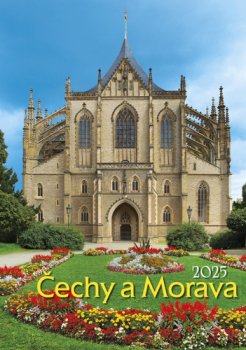 Čechy a Morava 2025 - nástěnný kalendář