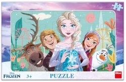 Puzzle deskové Frozen rodina 15