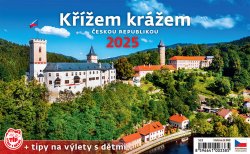 Křížem krážem Českou republikou 2025 - stolní kalendář