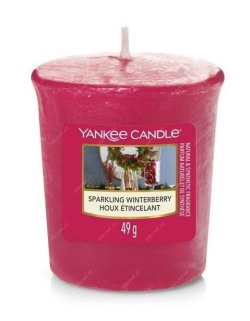 YANKEE CANDLE Sparkling Winterberry svíčka 49g votivní