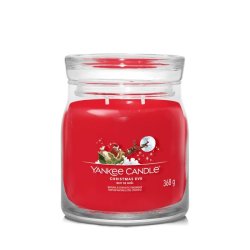 YANKEE CANDLE Christmas Eve svíčka 368g /2 knoty (Signature střední)