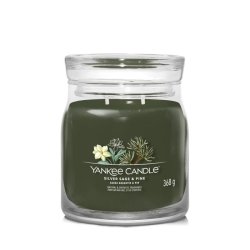 YANKEE CANDLE Silver Sage & Pine svíčka 368g /2 knoty (Signature střední)