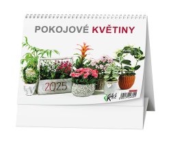 Pokojové květiny 2025 - stolní kalendář