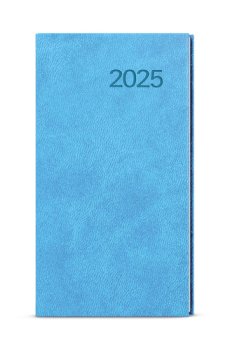 Týdenní diář 2025 Jakub Vivella kapesní světle modrá