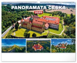 Panoramata Česka 2025 - nástěnný kalendář