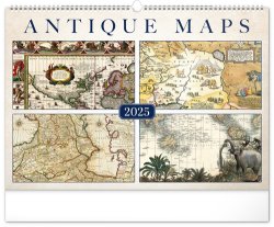 Staré mapy 2025 - nástěnný kalendář