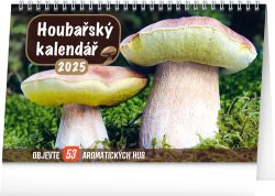 Houbařský kalendář 2025 - stolní kalendář
