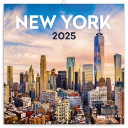 New York 2025 - nástěnný kalendář