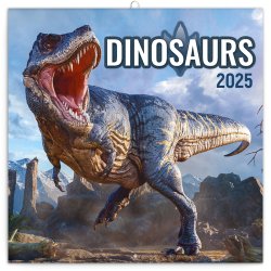 Dinosauři 2025 - nástěnný kalendář