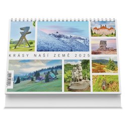 Krásy ČR 2025 - stolní kalendář