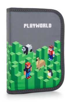 Penál 1 patrový, 2 chlopně, prázdný - Playworld