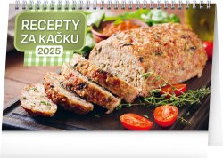 Recepty za kačku 2025 - stolní kalendář