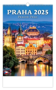 Praha 2025 - nástěnný kalendář