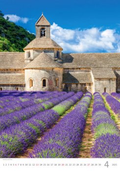 Provence 2025 - nástěnný kalendář
