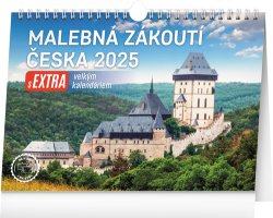 Malebná zákoutí Česka 2025 - stolní kalendář