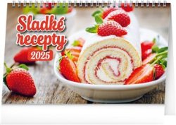 Stolní kalendář Sladké recepty 2025