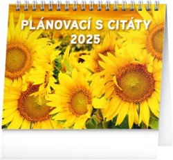 Stolní kalendář Slunečnice, s citáty 2025