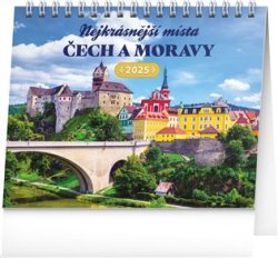 Stolní kalendář Nejkrásnější místa Čech a Moravy 2025