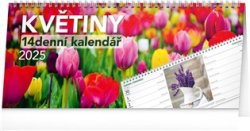 Stolní kalendář Květiny 2025 - 14denní