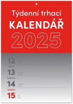 Trhací týdenní kalendář 2025 - nástěný kalendář