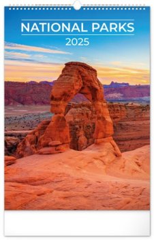 Nástěnný kalendář Národní parky 2025