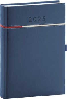 Denní diář Tomy 2025, modro-červený