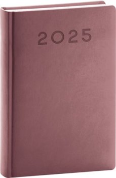 Denní diář Aprint Neo 2025, růžový