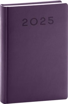 Denní diář Aprint Neo 2025, fialový