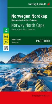 Norsko Severní mys (Hammerfest - Alta - Kirkenes) 1:400 000 / cestovní mapa