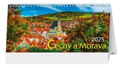 Čechy a Morava 2025 - stolní kalendář